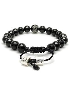 Foto 5 | Pulsera Caos, Colección Baalam, Piedra Semipreciosa Onix , Charm Black De Acero