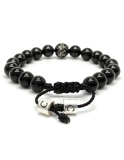 Foto 5 | Pulsera Caos, Colección Baalam, Piedra Semipreciosa Onix , Charm Black De Acero