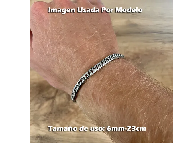 Foto 5 | Elegante Pulsera Xtellar Para Hombre En Acero Inoxidable De 6mm - 8mm