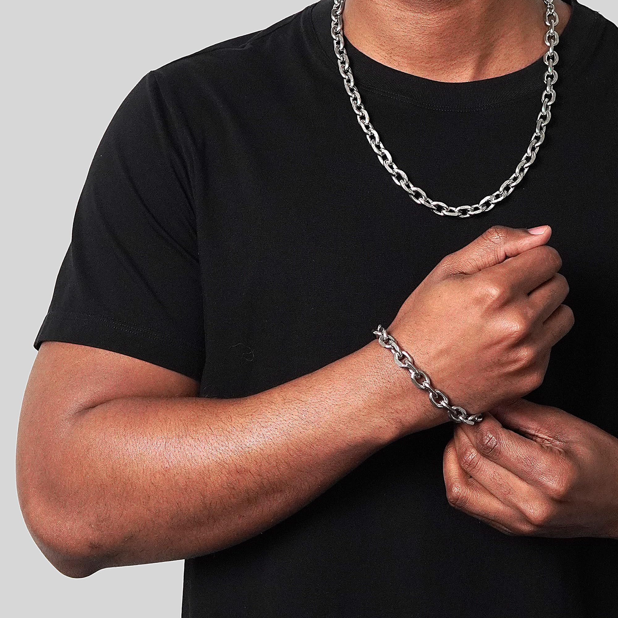 Foto 3 pulgar | Pulsera Invicta Silver De Acero Inoxidable Para Hombre  10 6 Mm Y 22 Cm - Venta Internacional.