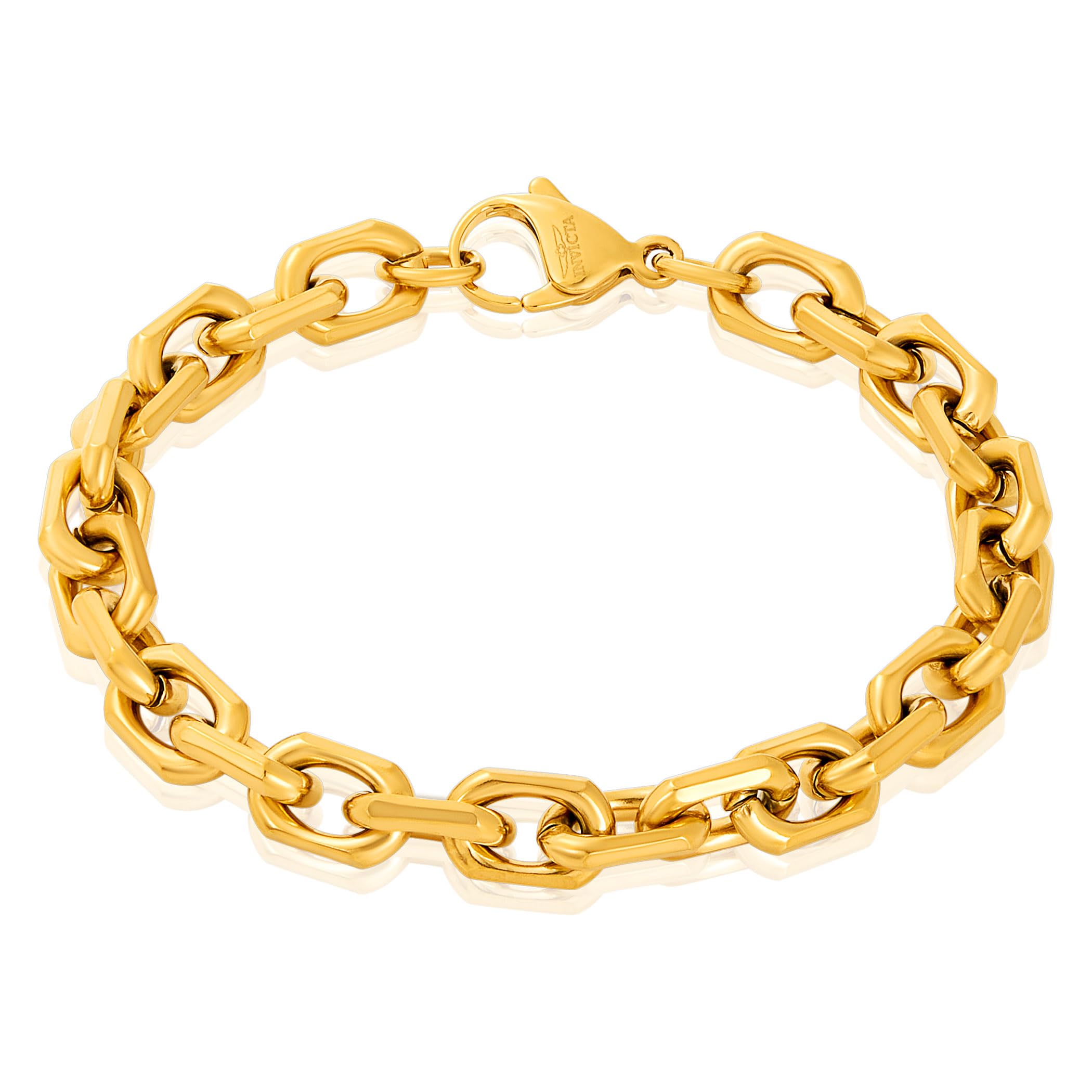 Foto 1 | Pulsera Invicta Gold De Acero Inoxidable Para Hombre  8.75 Pulgadas - Venta Internacional.