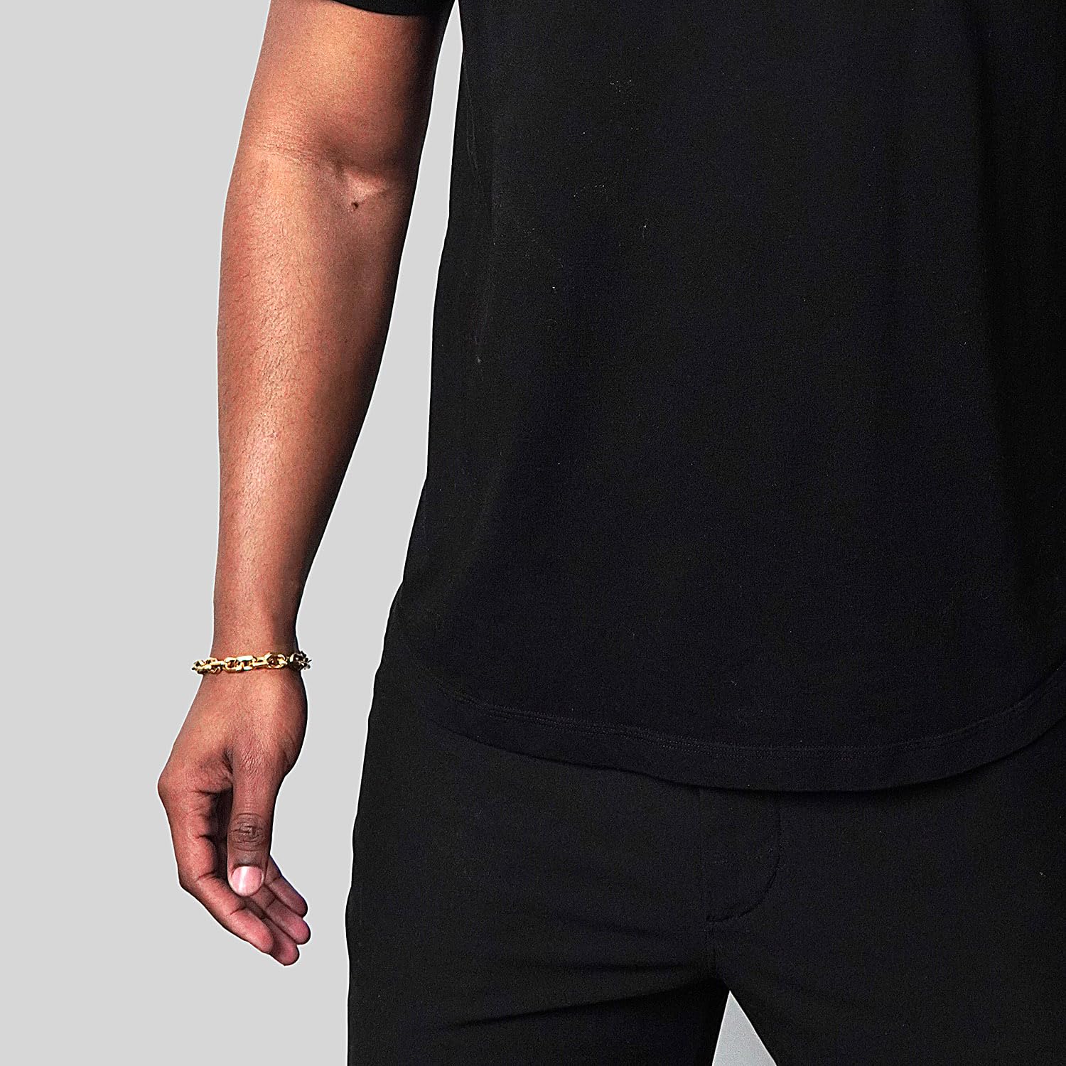 Foto 4 | Pulsera Invicta Gold De Acero Inoxidable Para Hombre  8.75 Pulgadas - Venta Internacional.