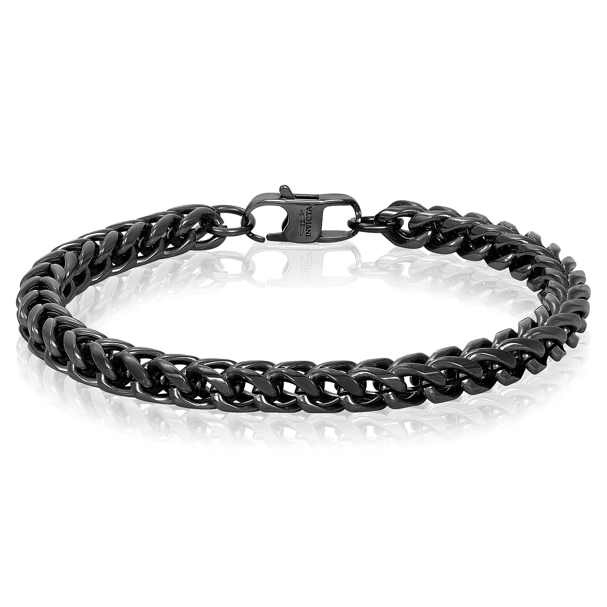 Foto 7 | Brazalete Invicta De Acero Inoxidable Chapado En Negro Para Hombre  8.5 Pulgadas - Venta Internacional.