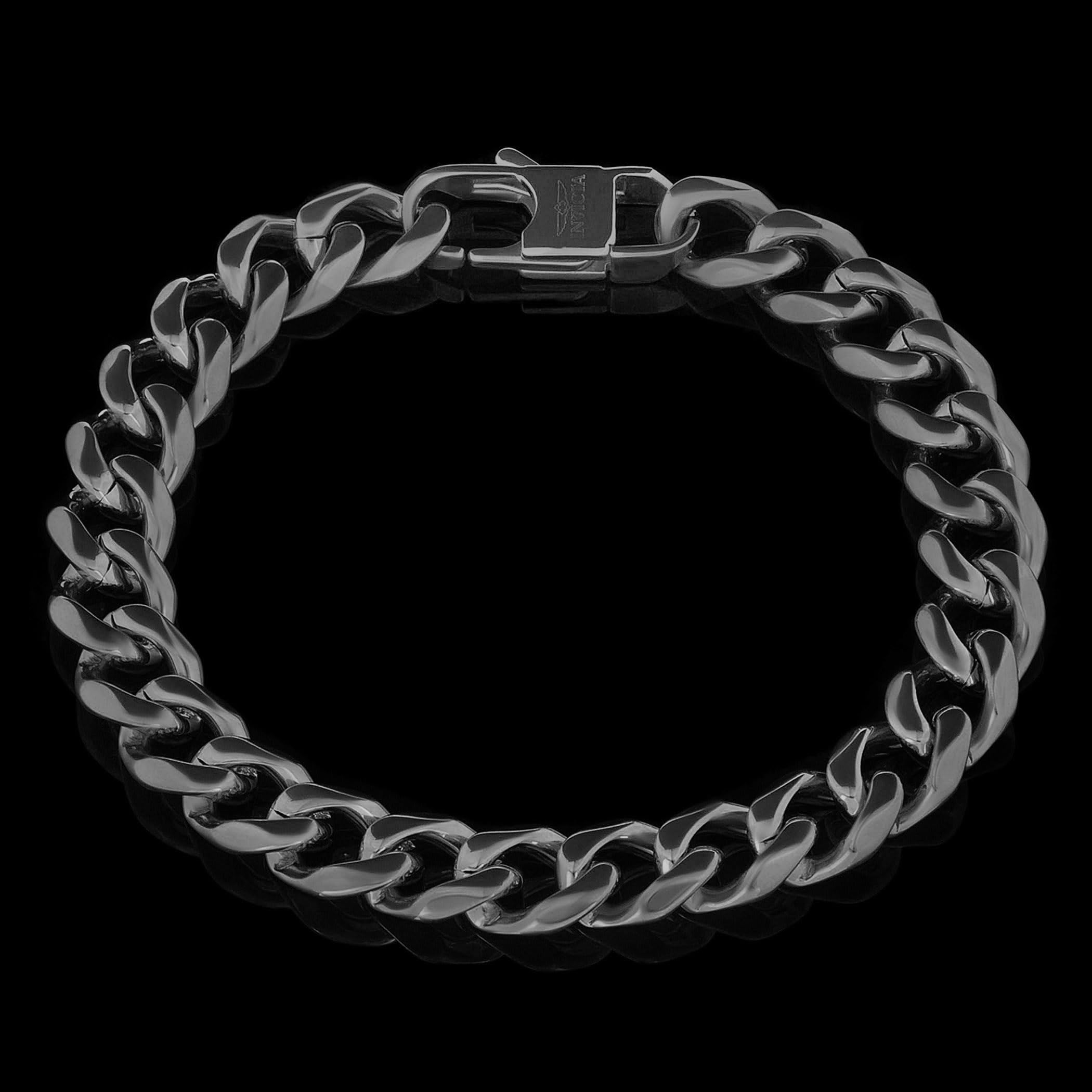 Foto 4 pulgar | Brazalete Invicta Con Cadena Negra De Acero Inoxidable Para Hombre - Venta Internacional.
