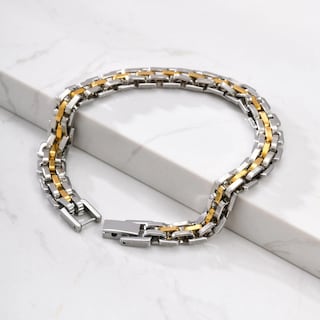 Foto 3 | Pulsera Chulada Barroco Urbano De Acero Inoxidable Hipoalergénico