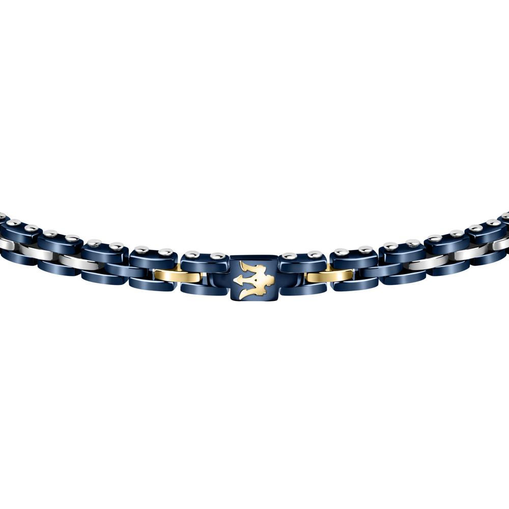 Foto 3 pulgar | Pulsera Maserati Jm420ati01 Iconic-azul