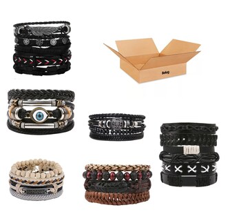 Foto 1 | ''pulsera Ajustable Vintage Cuero Brazalete Multicapa kit 26pc ''