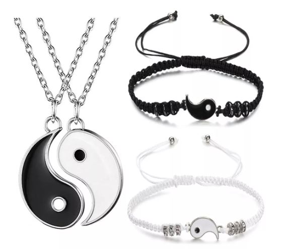 Foto 2 | Pulseras con Collar Wünd Yin Yang 4 Piezas