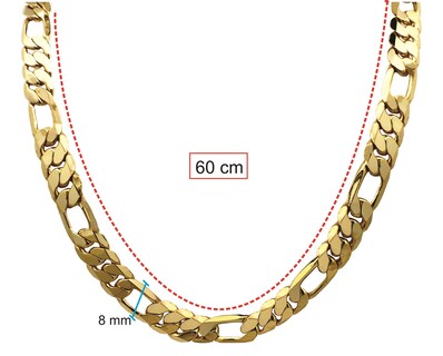 Foto 4 | Cadena Horoz Ch48 3x1 60 cm Chapa de Oro