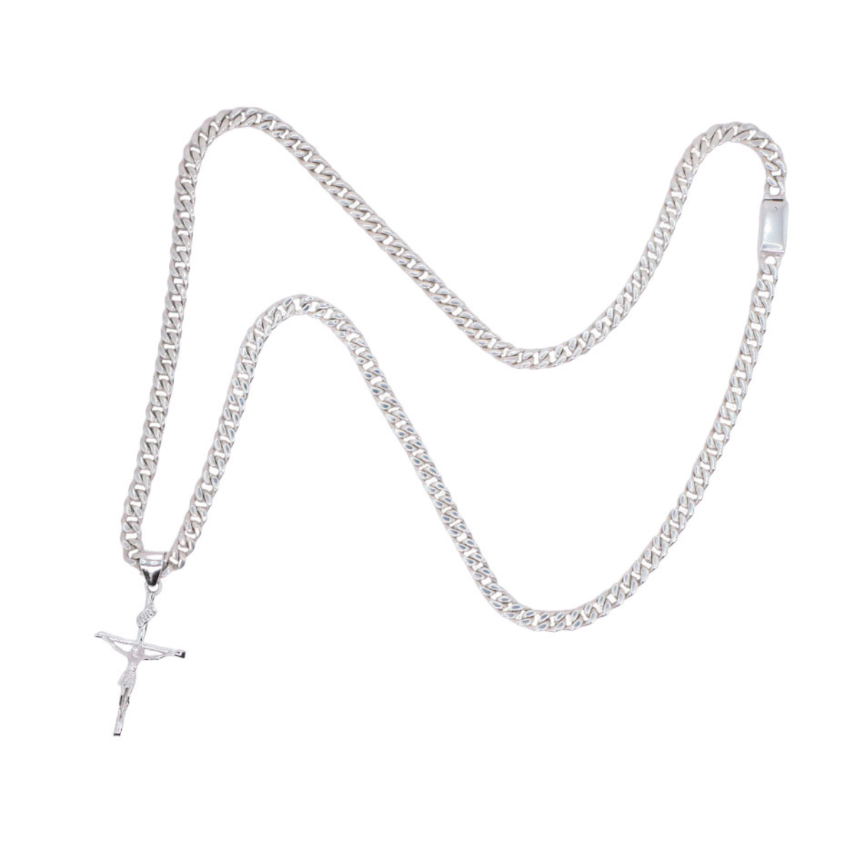 Foto 3 | Collar Plata .925 Crixus Joyería Cristo