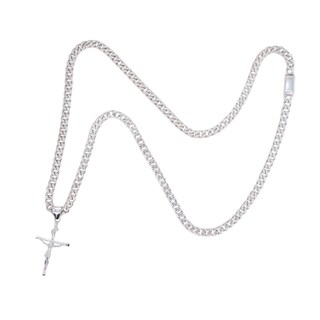 Foto 3 | Collar Plata .925 Crixus Joyería Cristo