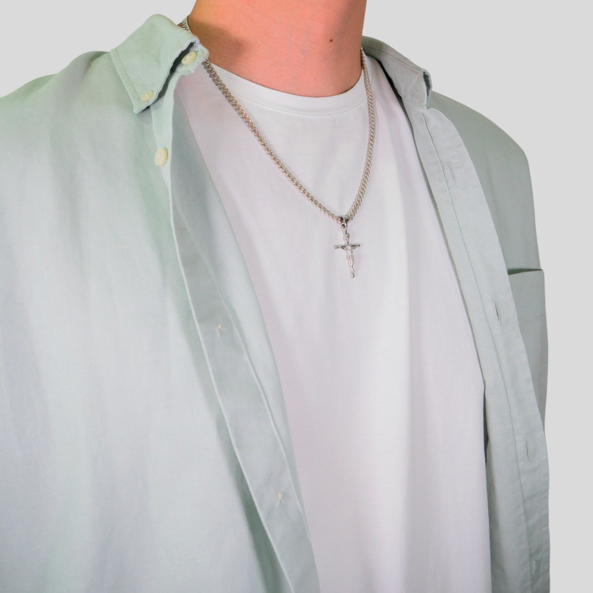 Foto 5 | Collar Plata .925 Crixus Joyería Cristo