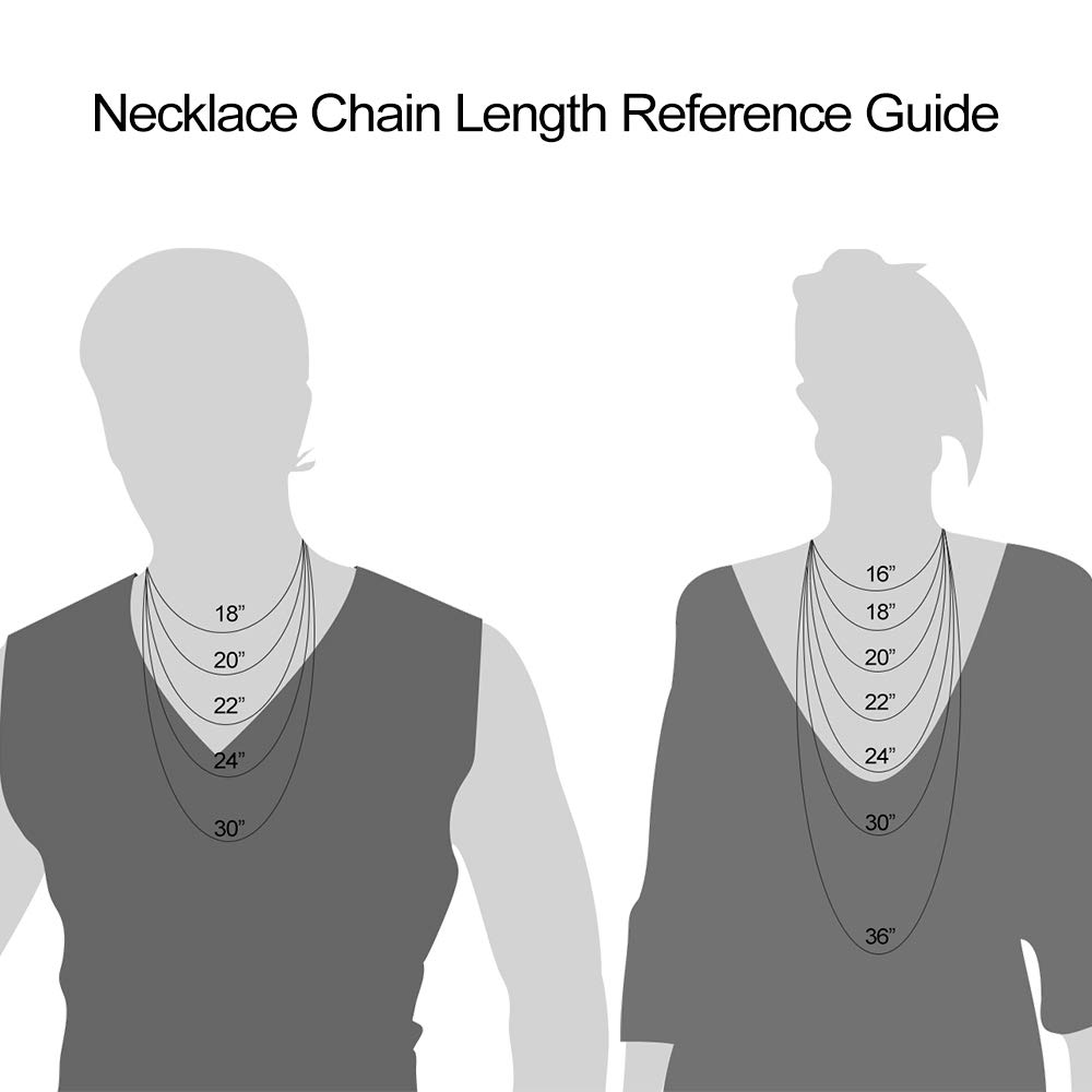 Foto 6 | Collar M Mooham Con Forma De Cruz Plateada Y Acero Inoxidable De 51 Cm De Largo - Venta Internacional.