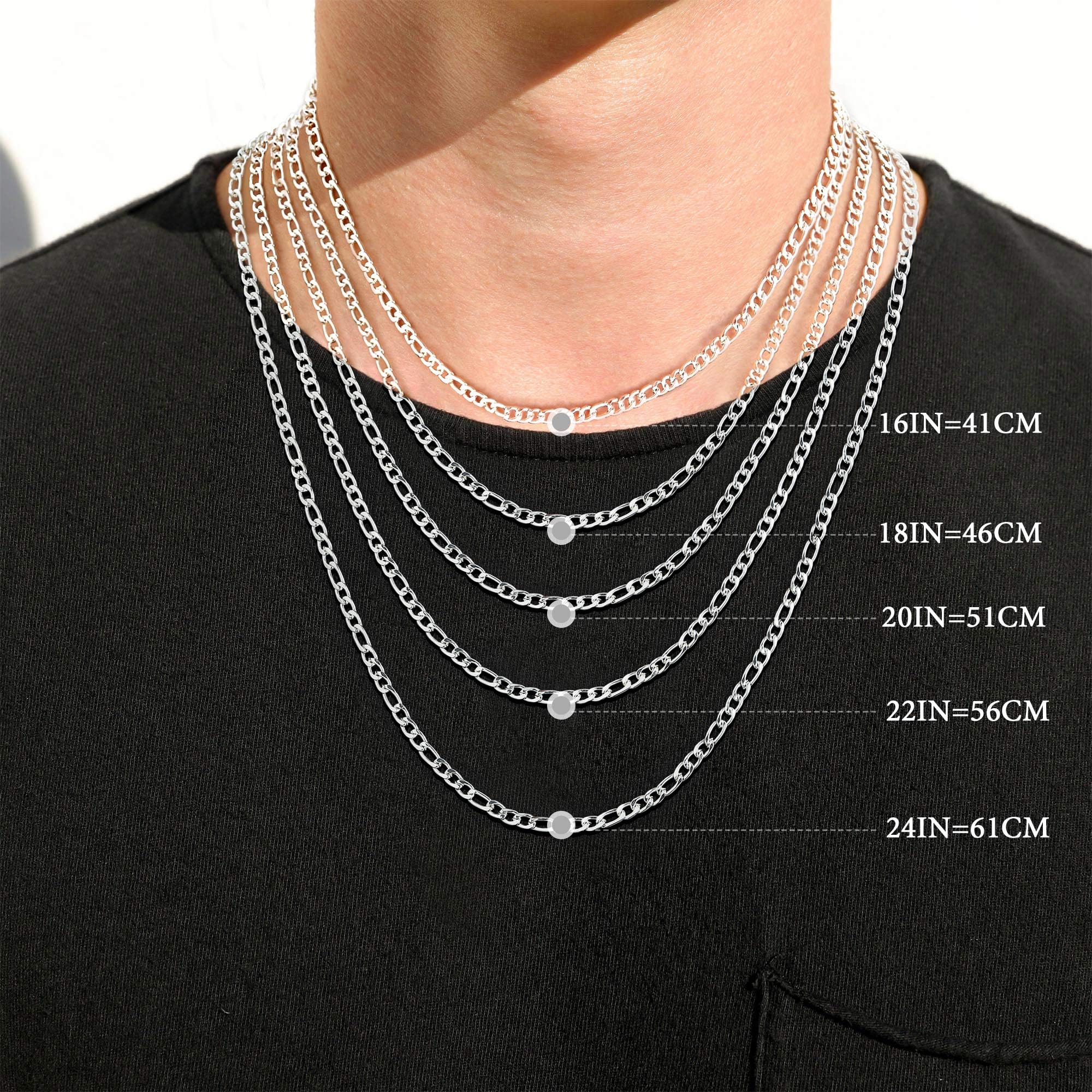 Foto 6 pulgar | Collar Ursteel Silver Cross Para Hombre En Plata De Ley 925 - Venta Internacional.