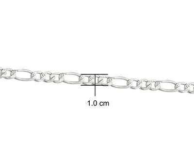 Foto 6 | Cadena 3x1 Extra Gruesa 60cm Horoz Plata .925 Cp672