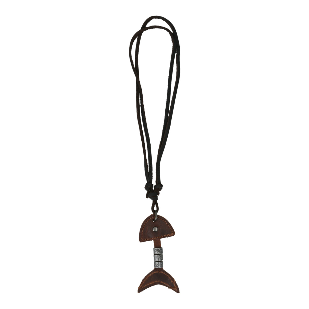 Foto 1 | 2 Collares  Pez Hilo Y Cuero Hombre/mujer