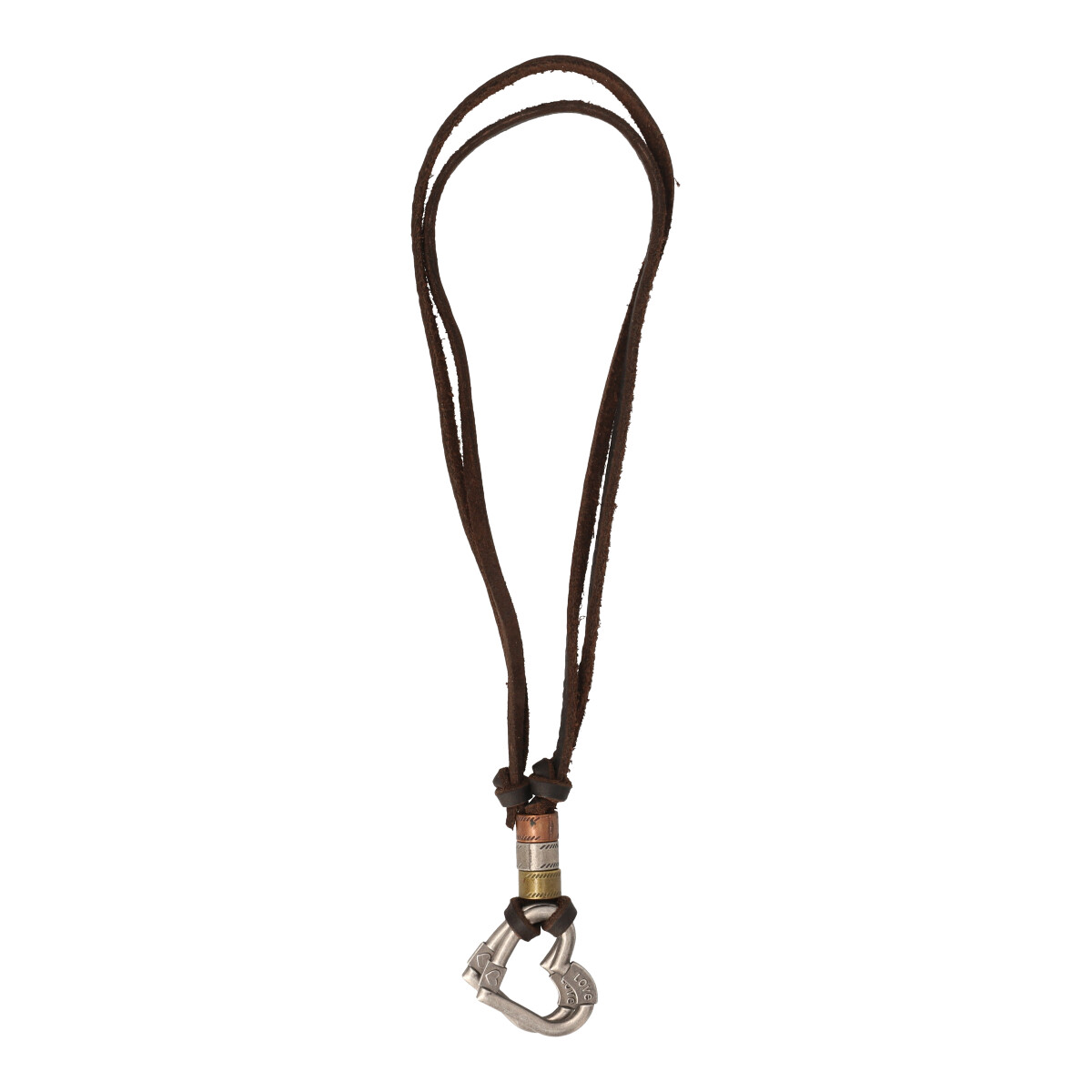 2 Collares De Corazones Metal Hombre/mujer