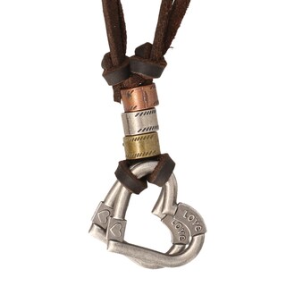 Foto 2 | 2 Collares De Corazones Metal Hombre/mujer