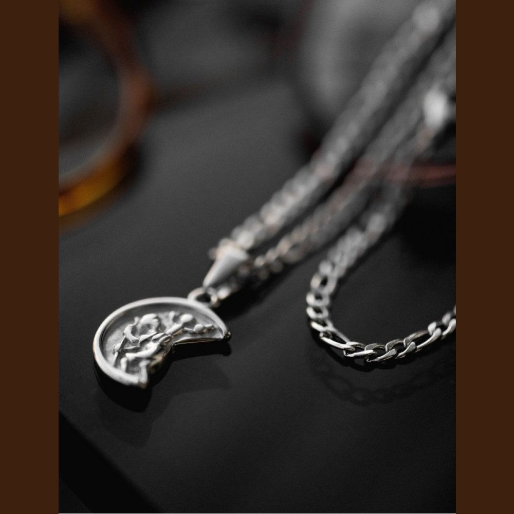 Foto 4 | Collar Cruze Dije Stchristoper Color Plata Hipoalergénico Inox