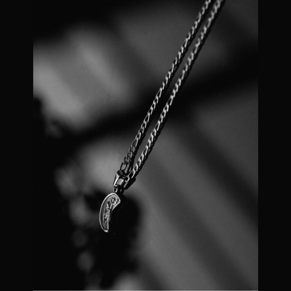 Foto 6 | Collar Cruze Dije Stchristoper Color Plata Hipoalergénico Inox