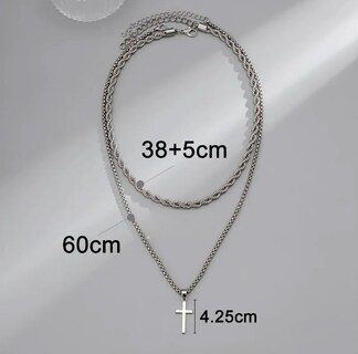 Foto 3 | Collar de Acero Inoxidable Xtellar para Hombre