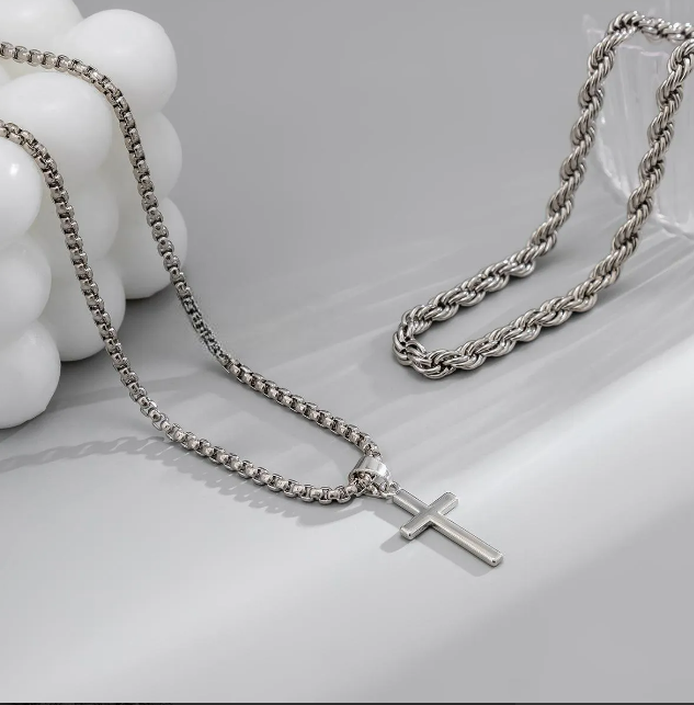 Foto 4 | Collar de Acero Inoxidable Xtellar para Hombre