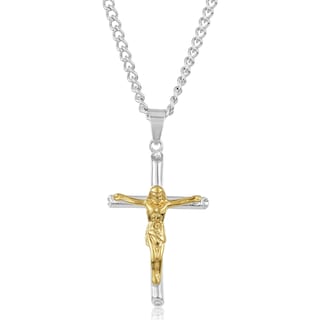 Foto 1 | Collar West Coast Jewelry Con Forma De Cruz Crucifijo Para Hombre - Venta Internacional.