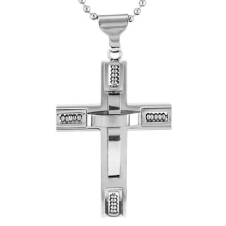 Foto 1 | Colgante West Coast Jewelry Con Forma De Cruz De Acero Inoxidable Para Hombre - Venta Internacional.