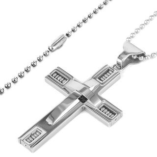 Foto 2 | Colgante West Coast Jewelry Con Forma De Cruz De Acero Inoxidable Para Hombre - Venta Internacional.