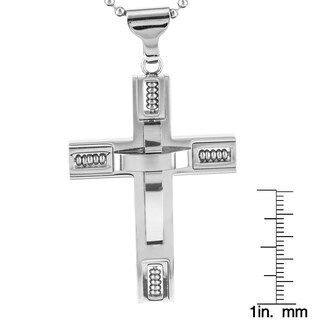 Foto 3 | Colgante West Coast Jewelry Con Forma De Cruz De Acero Inoxidable Para Hombre - Venta Internacional.