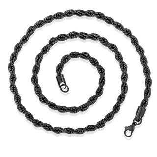 Foto 3 | Collar West Coast Jewelry Crucible Para Hombre, Acero Inoxidable Negro - Venta Internacional.