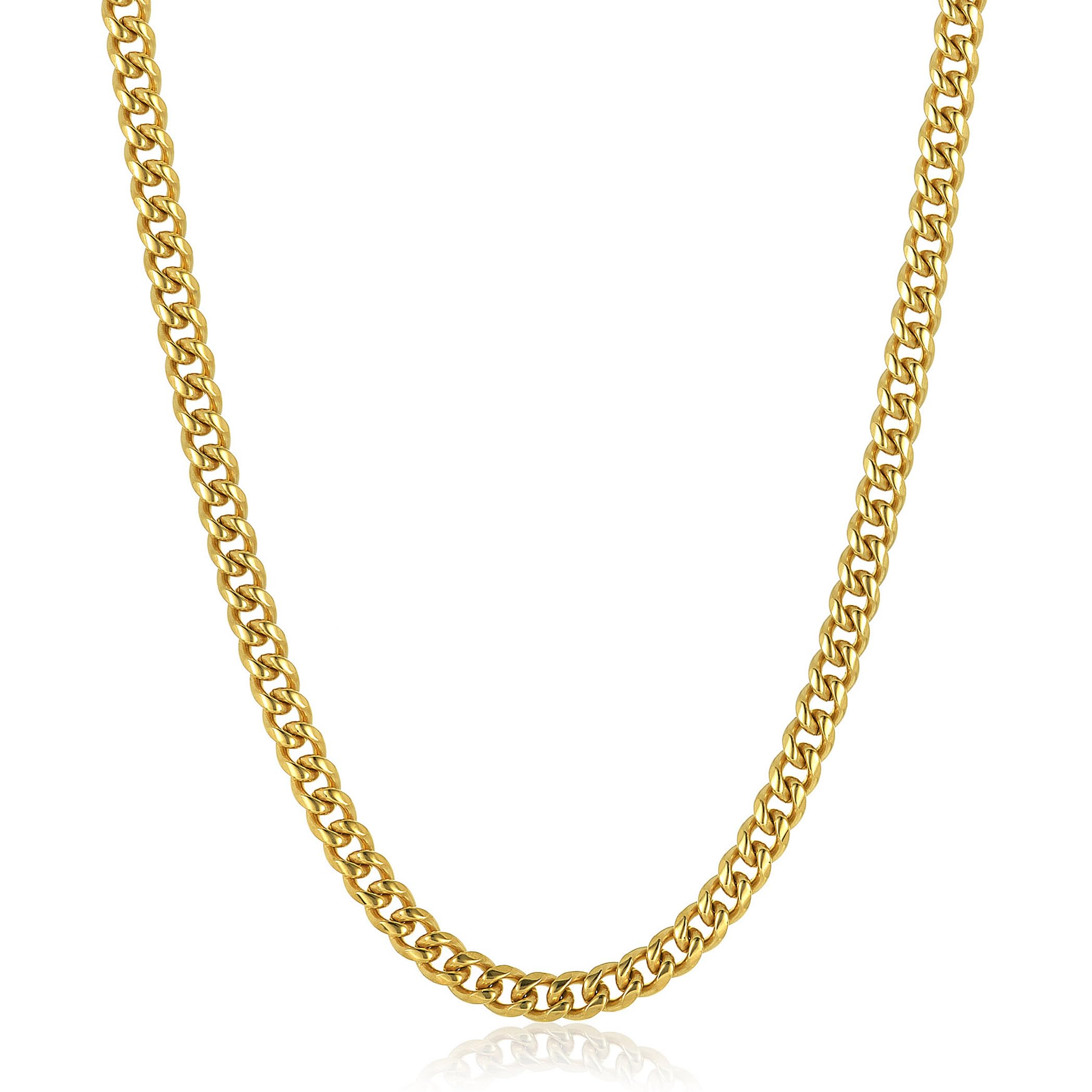 Foto 2 pulgar | Collar West Coast Jewelry Crucible Para Hombre, Acero Chapado En Oro - Venta Internacional.