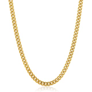 Foto 1 | Collar West Coast Jewelry Crucible Para Hombre, Acero Chapado En Oro - Venta Internacional.