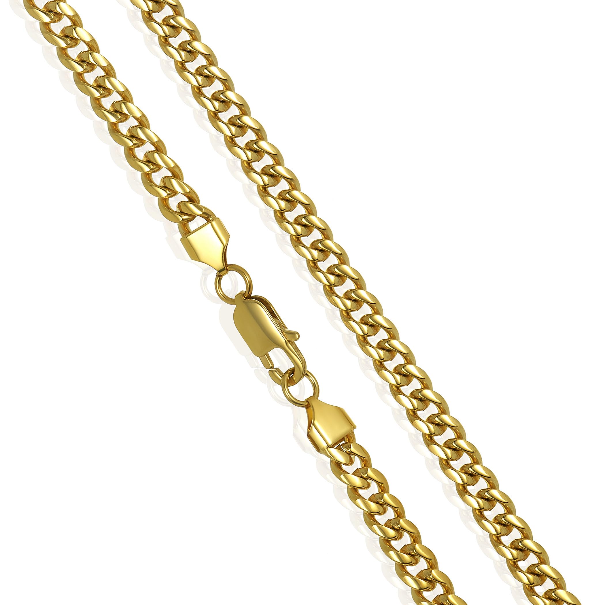 Foto 3 pulgar | Collar West Coast Jewelry Crucible Para Hombre, Acero Chapado En Oro - Venta Internacional.