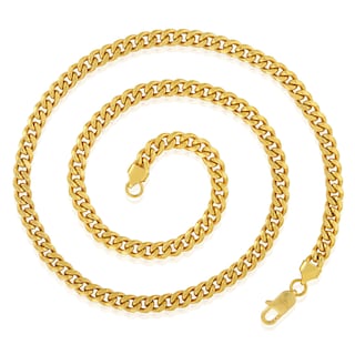 Foto 3 | Collar West Coast Jewelry Crucible Para Hombre, Acero Chapado En Oro - Venta Internacional.