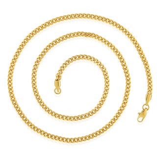 Foto 3 | Collar West Coast Jewelry Crucible Para Hombre Chapado En Oro - Venta Internacional.