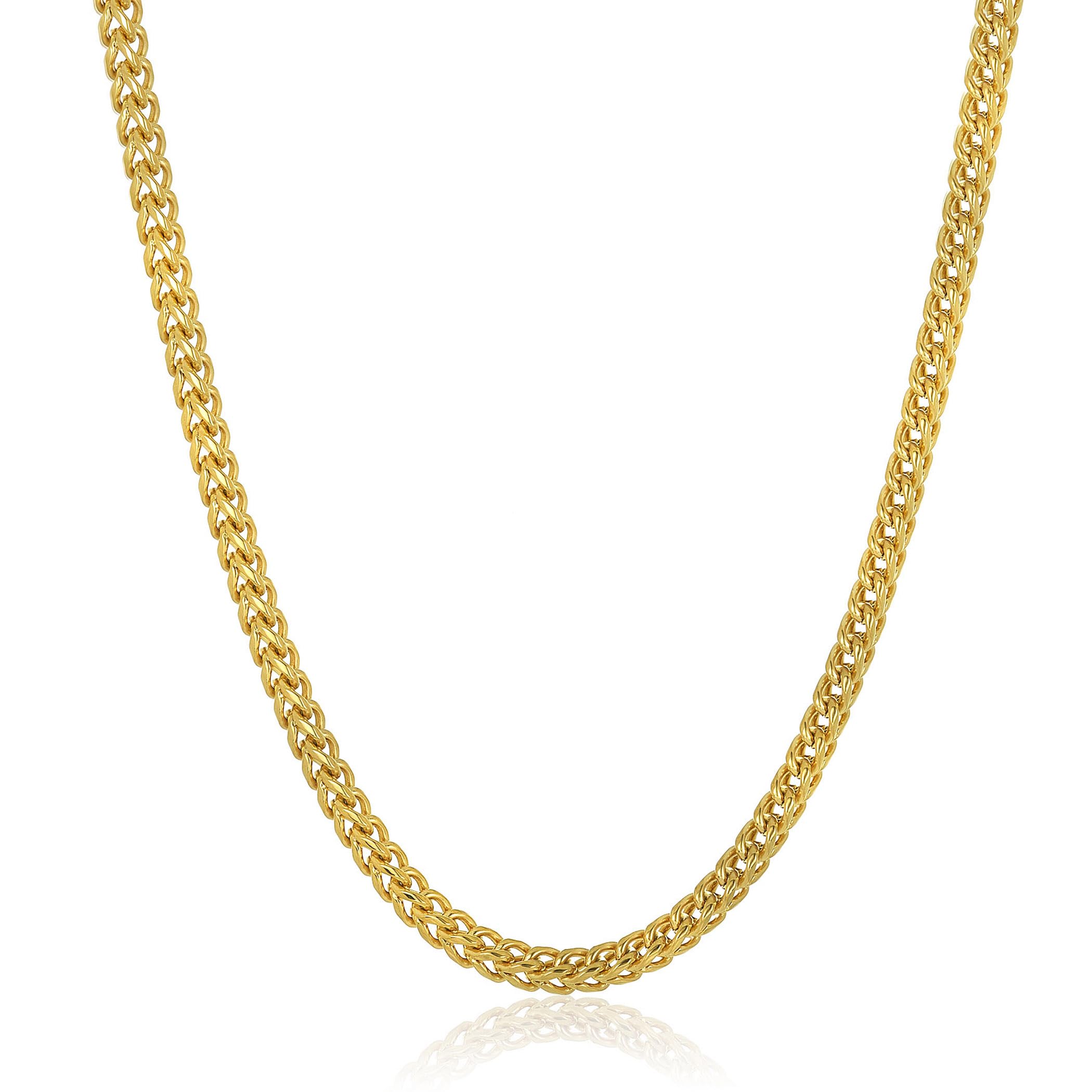 Foto 2 pulgar | Collar West Coast Jewelry Crucible Para Hombre, Cadena Franco De 24 Pulgadas - Venta Internacional.