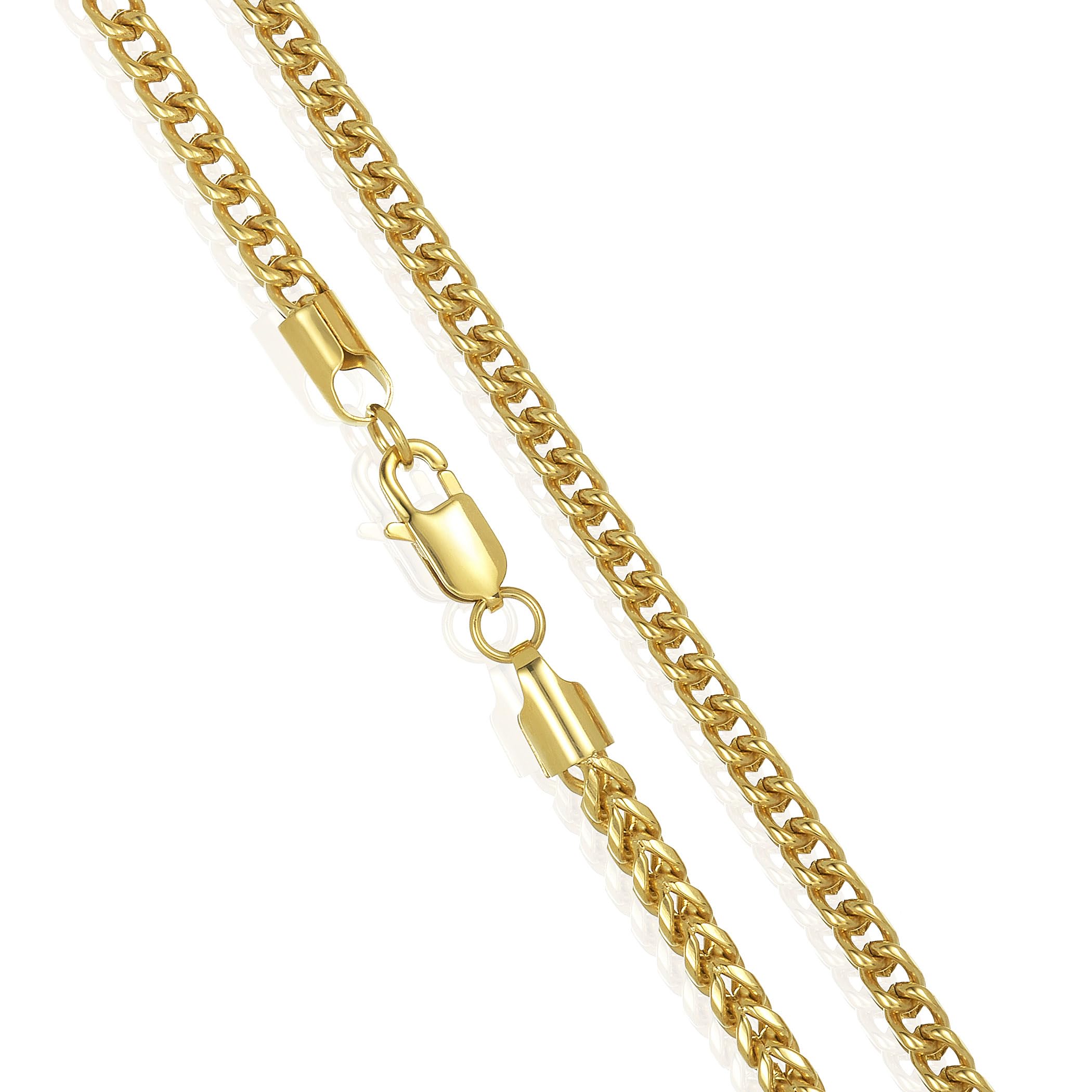 Foto 3 pulgar | Collar West Coast Jewelry Crucible Para Hombre, Cadena Franco De 24 Pulgadas - Venta Internacional.