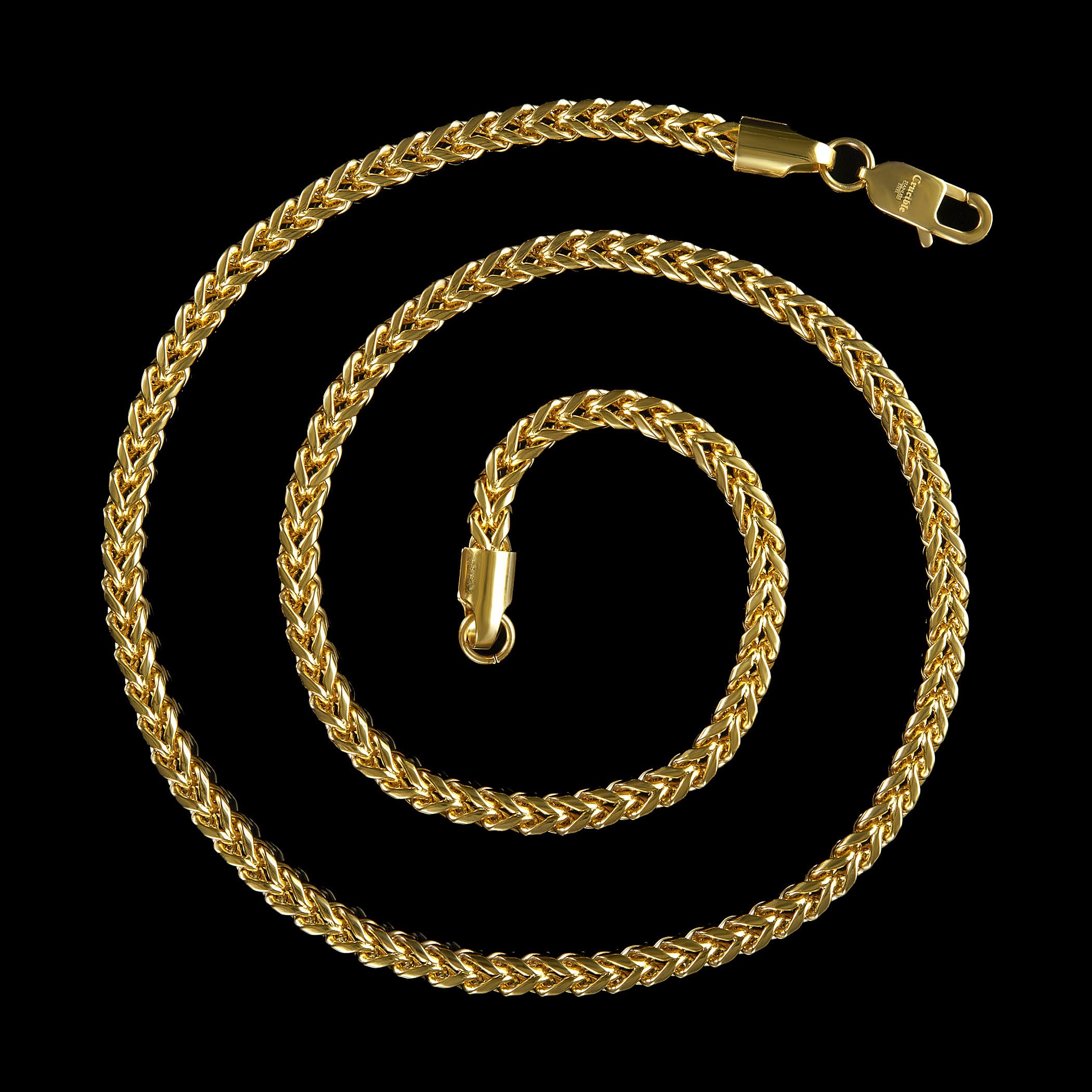 Foto 6 pulgar | Collar West Coast Jewelry Crucible Para Hombre, Cadena Franco De 24 Pulgadas - Venta Internacional.