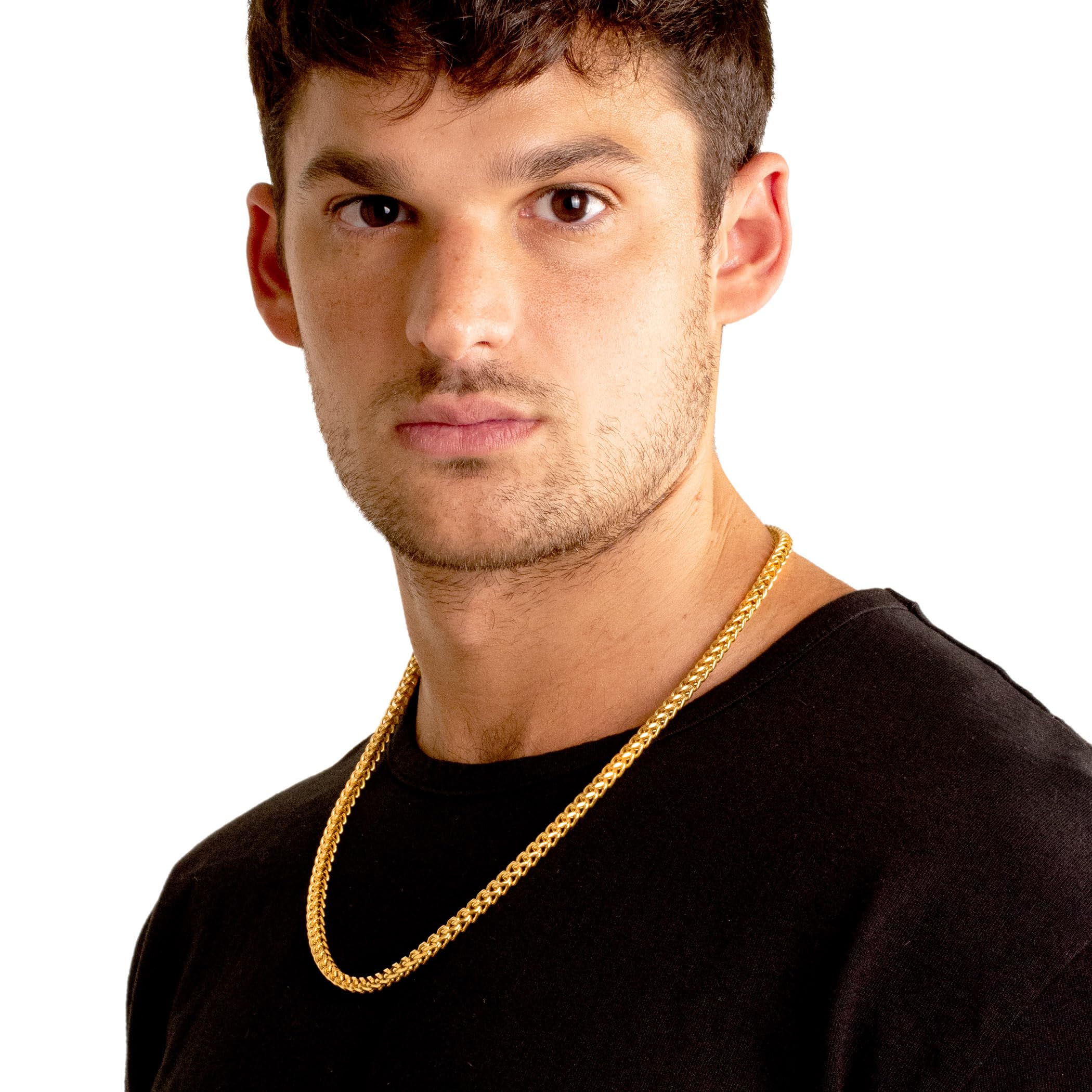 Foto 7 | Collar West Coast Jewelry Crucible Para Hombre, Cadena Franco De 24 Pulgadas - Venta Internacional.