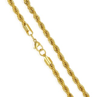 Foto 2 | Collar West Coast Jewelry Crucible Para Hombre, Acero Chapado En Oro - Venta Internacional.