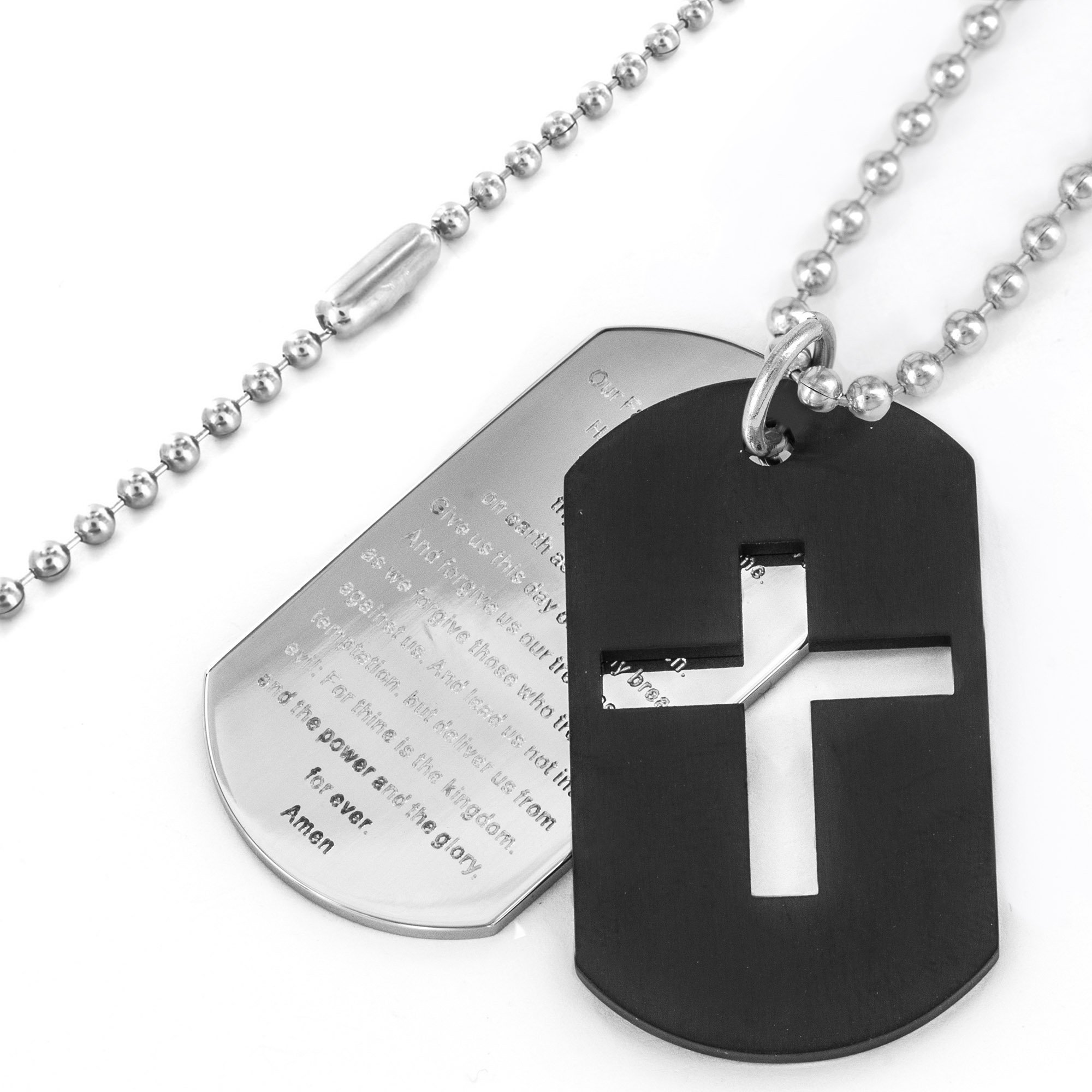 Foto 2 | Collar West Coast Jewelry De Acero Inoxidable Chapado En Negro Para Hombre - Venta Internacional.