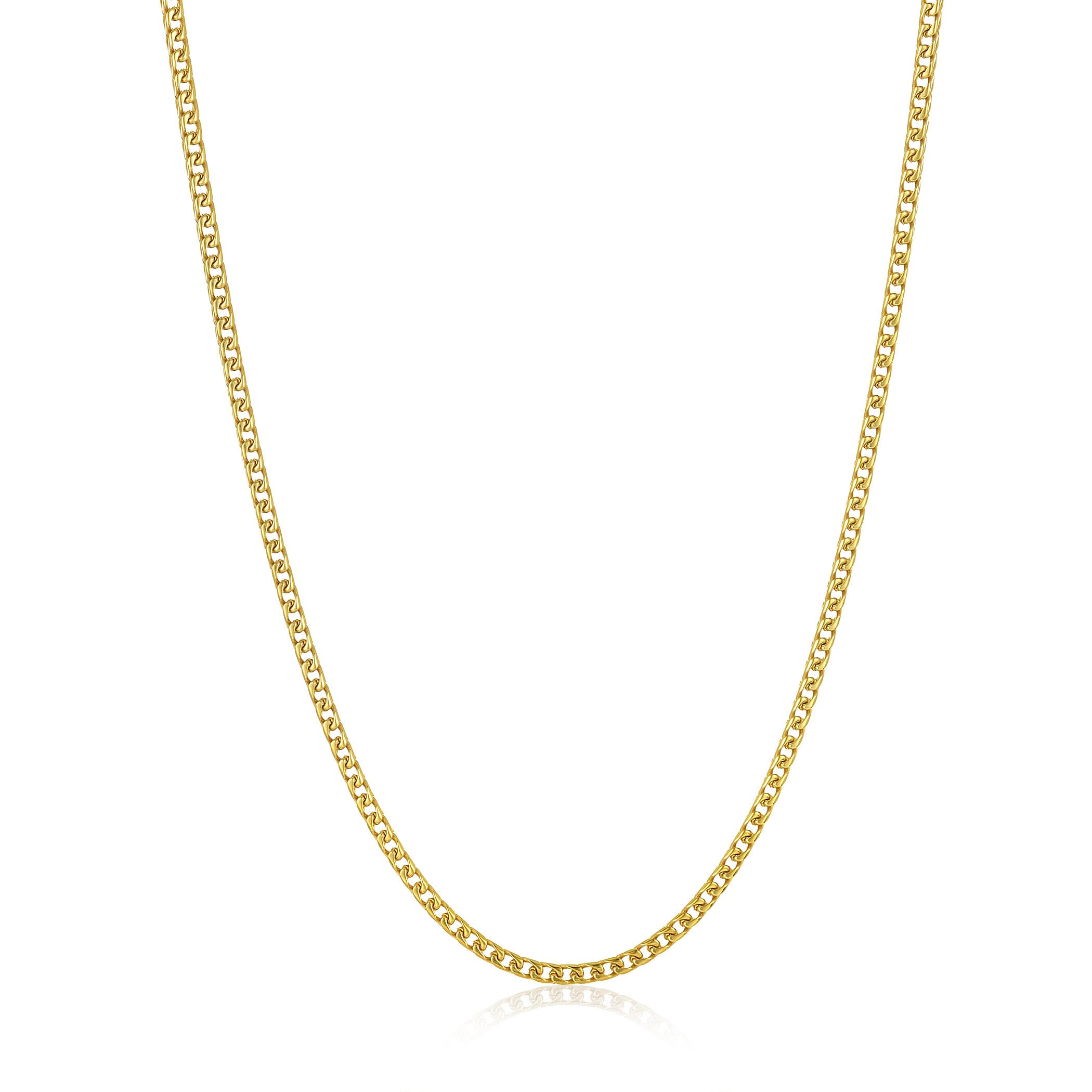 Foto 5 pulgar | Collar West Coast Jewelry Crucible Para Hombre, Cadena Franco De 22 Cm - Venta Internacional.