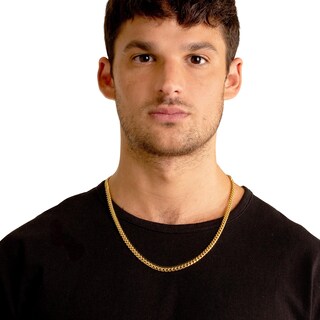 Foto 6 | Collar West Coast Jewelry Crucible Para Hombre, Cadena Franco De 22 Cm - Venta Internacional.