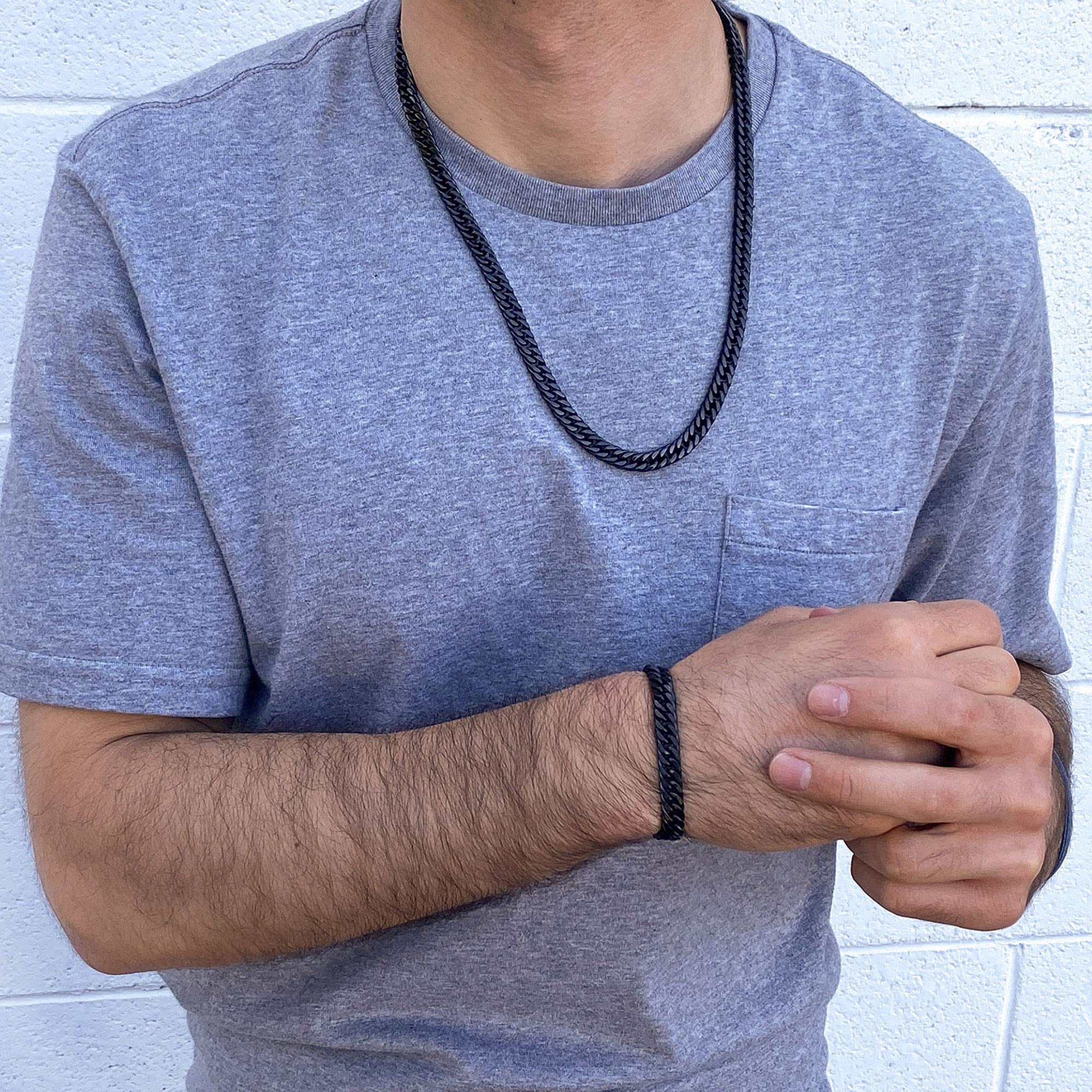 Foto 6 pulgar | Set De Joyas West Coast Jewelry Crucible De Acero Inoxidable Para Hombre - Venta Internacional.