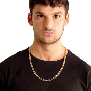 Foto 6 | Collar West Coast Jewelry Crucible Para Hombre, Oro Rosa Y Acero Inoxidable - Venta Internacional.