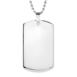 Foto 1 | Collar West Coast Jewelry Con Placa De Identificación De Acero Inoxidable Para Hombre - Venta Internacional.