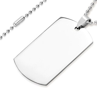 Foto 2 | Collar West Coast Jewelry Con Placa De Identificación De Acero Inoxidable Para Hombre - Venta Internacional.