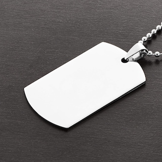 Foto 4 | Collar West Coast Jewelry Con Placa De Identificación De Acero Inoxidable Para Hombre - Venta Internacional.