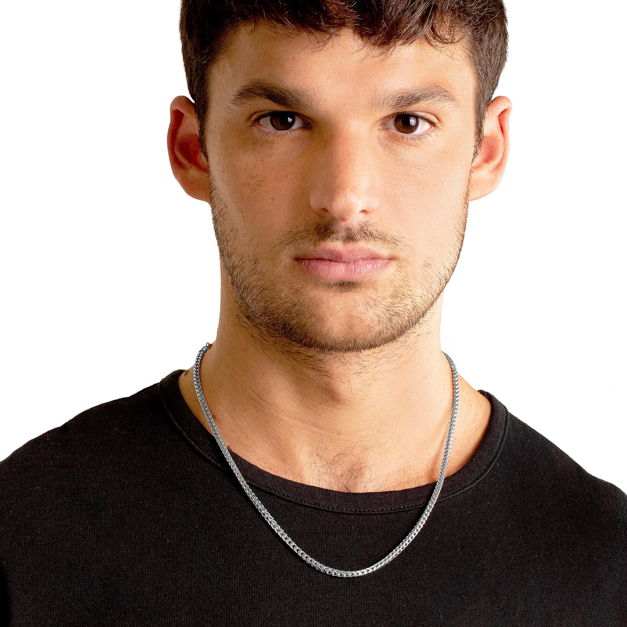 Foto 7 pulgar | Collar De Acero Inoxidable Para Hombre West Coast Jewelry Crucible - Venta Internacional.